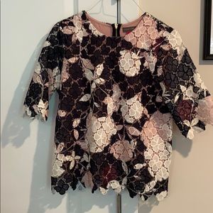 Vince Camuto Lace Short Sleeve